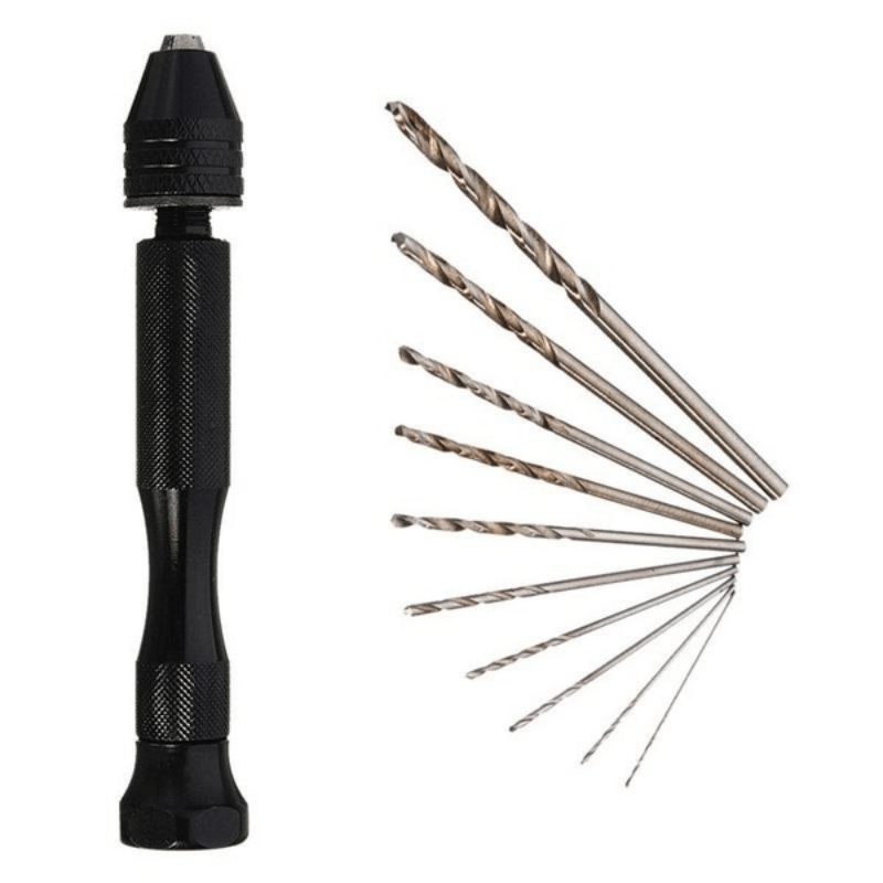 Mini Micro Aluminum Hand Drill with Keyless Chuck