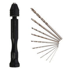 Mini Micro Aluminum Hand Drill with Keyless Chuck