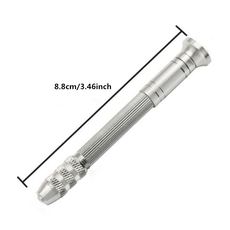 Mini Micro Aluminum Hand Drill with Keyless Chuck