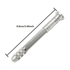 Mini Micro Aluminum Hand Drill with Keyless Chuck