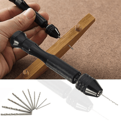 Mini Micro Aluminum Hand Drill with Keyless Chuck