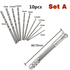 Mini Micro Aluminum Hand Drill with Keyless Chuck