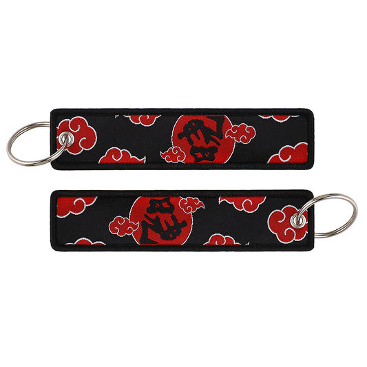 Janpan Anime Keychain Embroidery Jewelry for Women Men and Cars