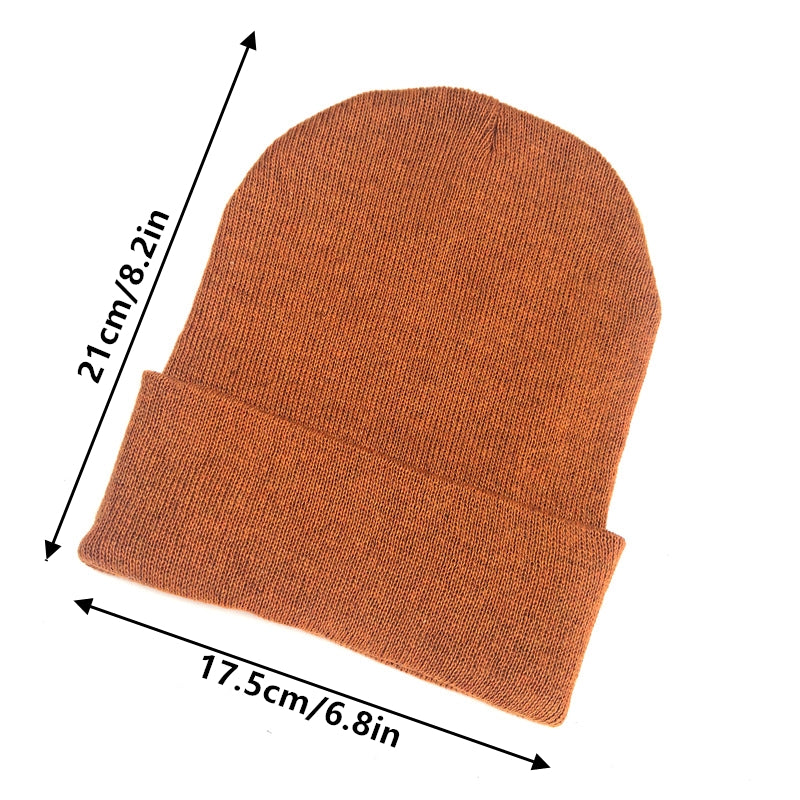 Warm Woolen Knitted Unisex Winter Hat