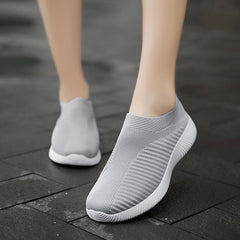 Women's Wedge Sock Sneakers Lightweight Slip On Shoes