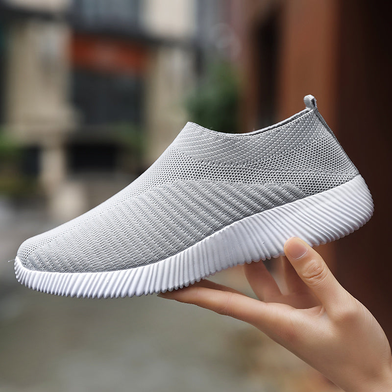 Women's Wedge Sock Sneakers Lightweight Slip On Shoes