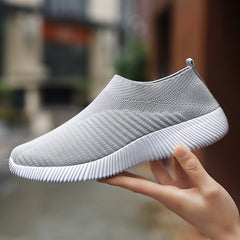 Women's Wedge Sock Sneakers Lightweight Slip On Shoes