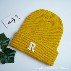Embroidered Oversize Wool Hat for Men