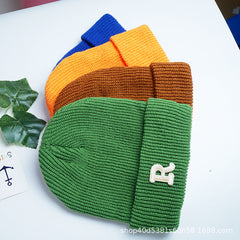 Embroidered Oversize Wool Hat for Men