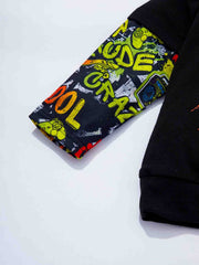 Boys Dinosaur Print Hoodie & Pants Set