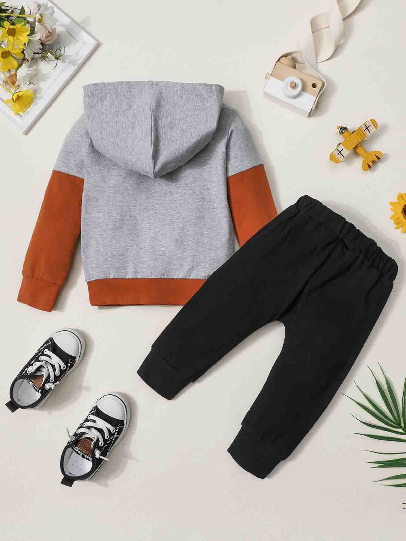 Baby Boys Long Sleeve Hoodies & Pants Set
