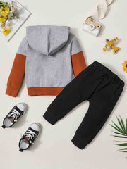Baby Boys Long Sleeve Hoodies & Pants Set