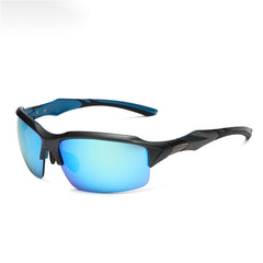 Ski Stormproof Colorful Half Rimless Wrap Sunglasses