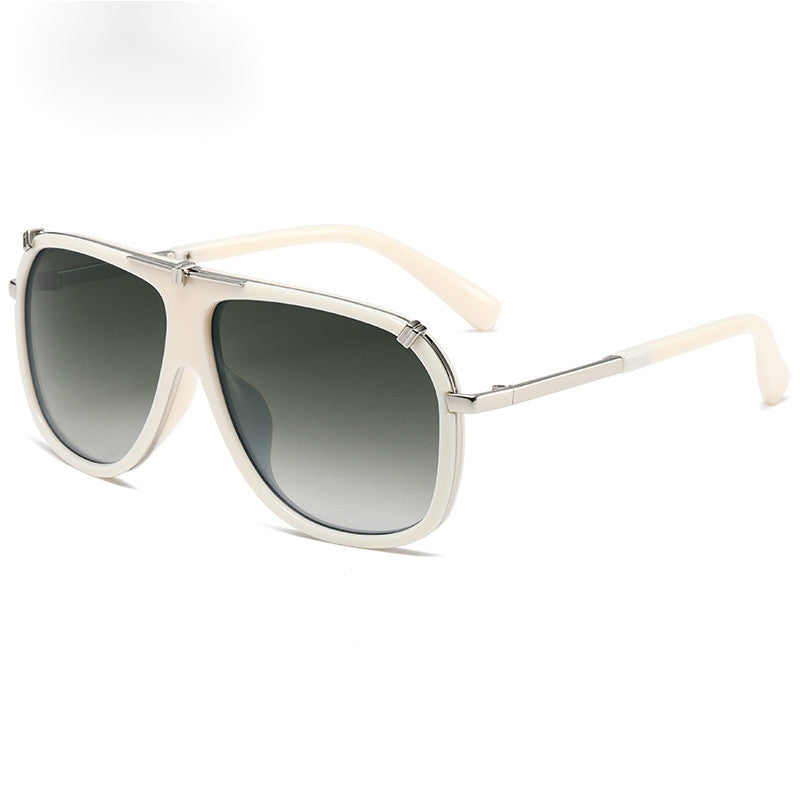 Classic Aviator Sunglasses Metal Frame UV Protection Sunshade Eyeglasses