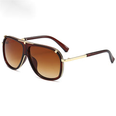 Classic Aviator Sunglasses Metal Frame UV Protection Sunshade Eyeglasses