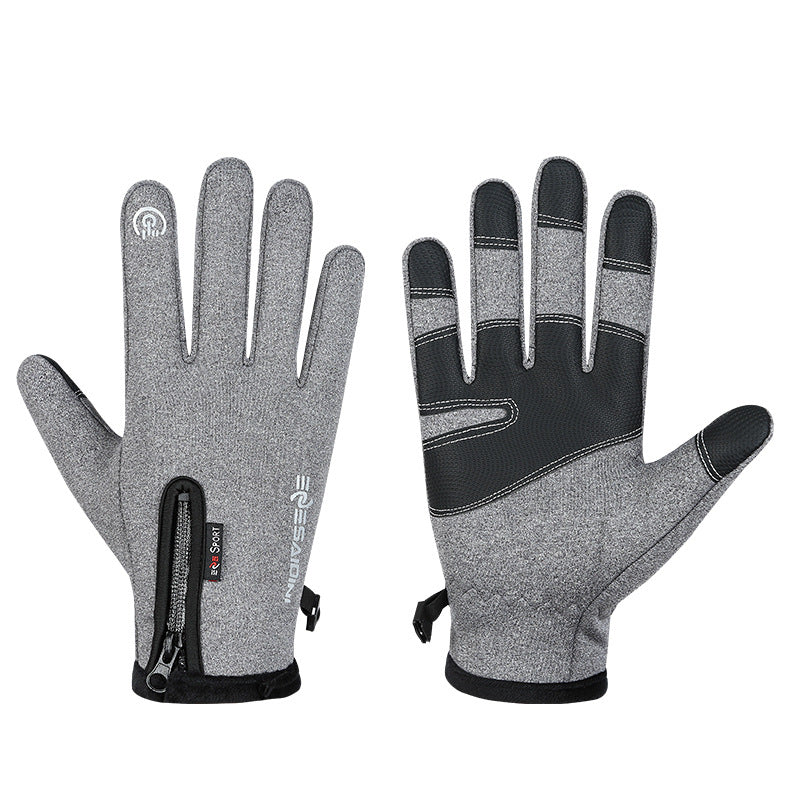 Touch Screen Waterproof Winter Gloves Men Women Non-slip Cycling Outdoor Sports