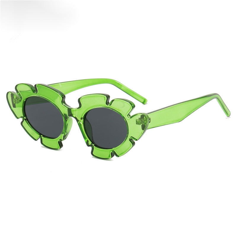 Y2K Flower Sunglasses UV400 Beach Party Club Props
