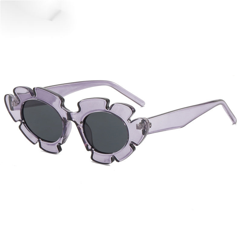 Y2K Flower Sunglasses UV400 Beach Party Club Props