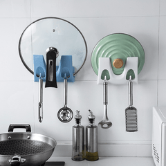Punch Pot Cover Rack Wall-Mounted Storage Rack