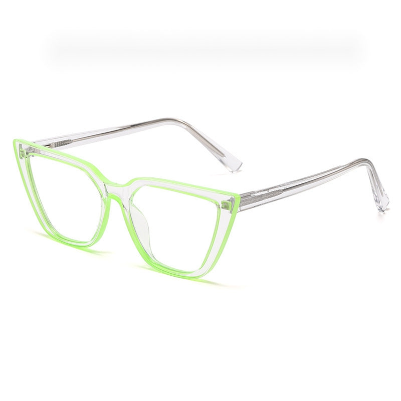 Clear Lens Cat Eyeglasses Lightweight Transparent Hiking Sports Accessory