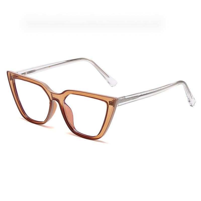 Clear Lens Cat Eyeglasses Lightweight Transparent Hiking Sports Accessory