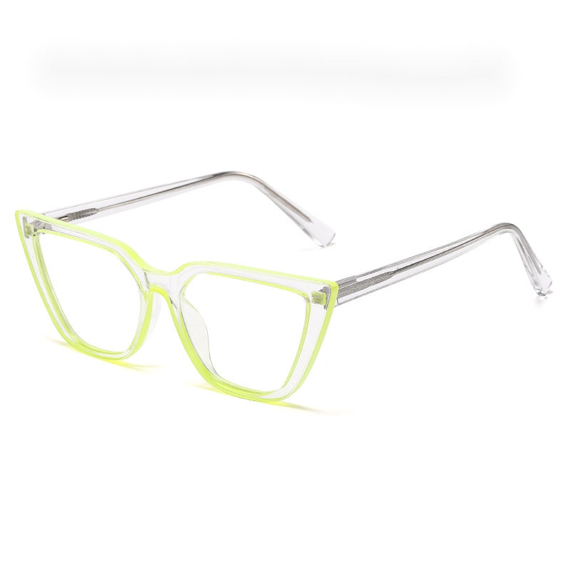 Clear Lens Cat Eyeglasses Lightweight Transparent Hiking Sports Accessory