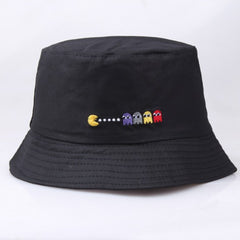 Street Embroidered Bucket Hat Hip Hop Style