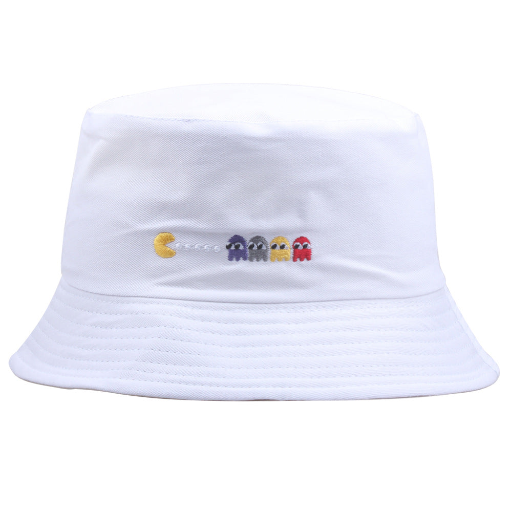 Street Embroidered Bucket Hat Hip Hop Style