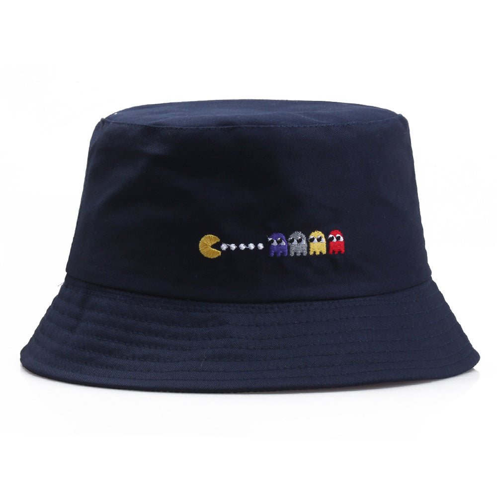 Street Embroidered Bucket Hat Hip Hop Style