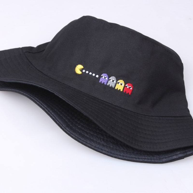 Street Embroidered Bucket Hat Hip Hop Style