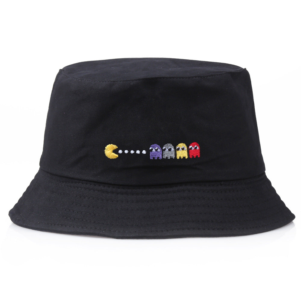 Street Embroidered Bucket Hat Hip Hop Style