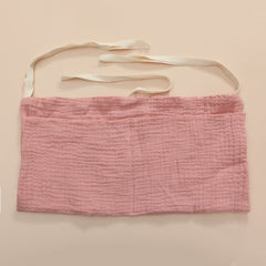 Double Layer Cotton Baby Bedside Storage Bag with Toy Collection Hanging Bag