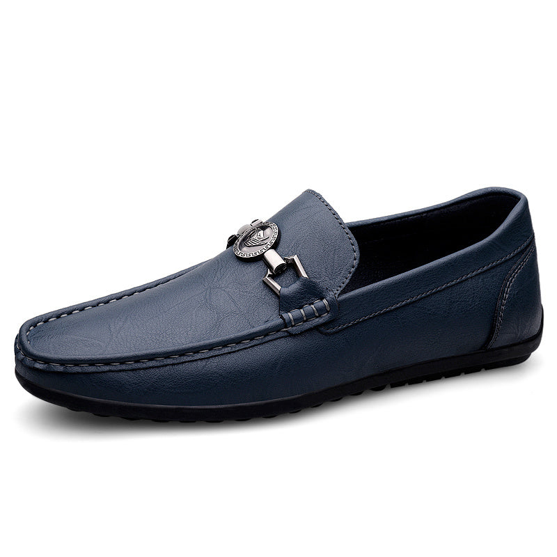 Men's Leather Slip On Bit Loafer Shoes