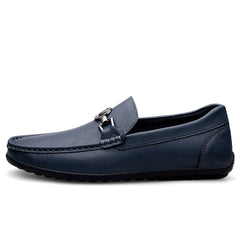 Men's Leather Slip On Bit Loafer Shoes