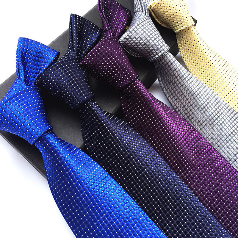 Men's Solid Classic Casual Plain Polyester Tie