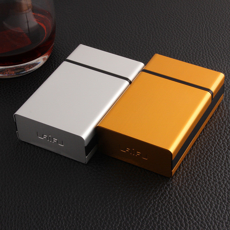 Metal Cigarette Case 20 Capacity Smoke Box Tobacco Holder