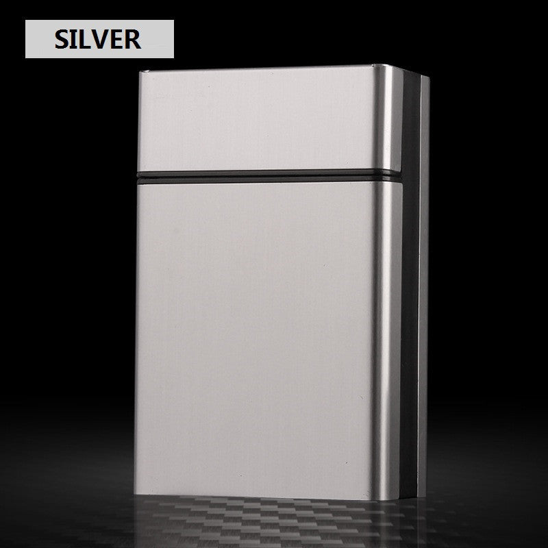 Metal Cigarette Case 20 Capacity Smoke Box Tobacco Holder