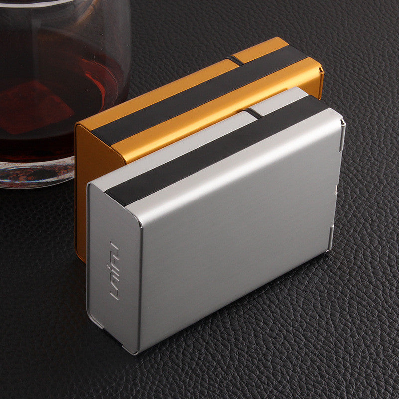 Metal Cigarette Case 20 Capacity Smoke Box Tobacco Holder