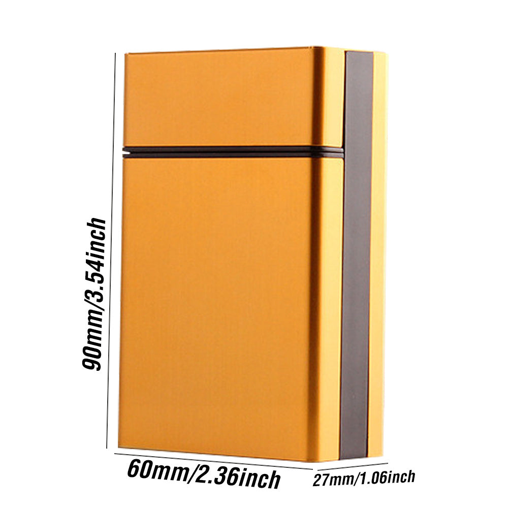 Metal Cigarette Case 20 Capacity Smoke Box Tobacco Holder