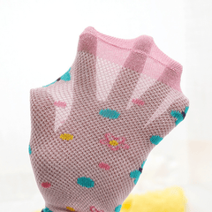 5pairs Kids Mesh Breathable Socks for Girls
