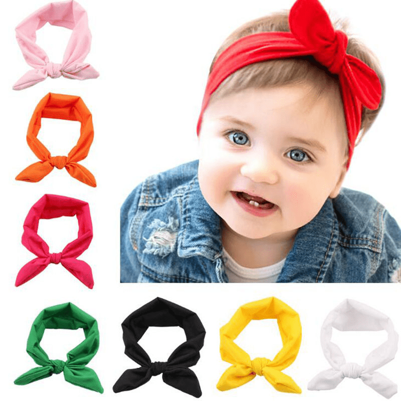 Baby Girls Headbands Rabbit Ear Turban Hairbands Hair Accessories
