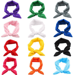 Baby Girls Headbands Rabbit Ear Turban Hairbands Hair Accessories