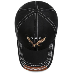 Men's Baseball Cap Embroidery Eagle Hat All Match Cap