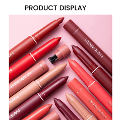 Dual Use Lip Liner Pen Smudge Proof Matte Finish Long Lasting Lip Makeup