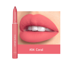 Dual Use Lip Liner Pen Smudge Proof Matte Finish Long Lasting Lip Makeup