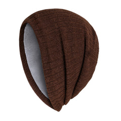 Christmas Fleece Knitted Hat Winter Warm Earmuff Head Hat