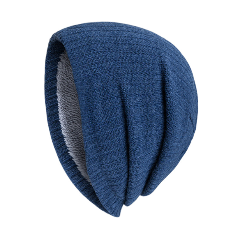 Christmas Fleece Knitted Hat Winter Warm Earmuff Head Hat