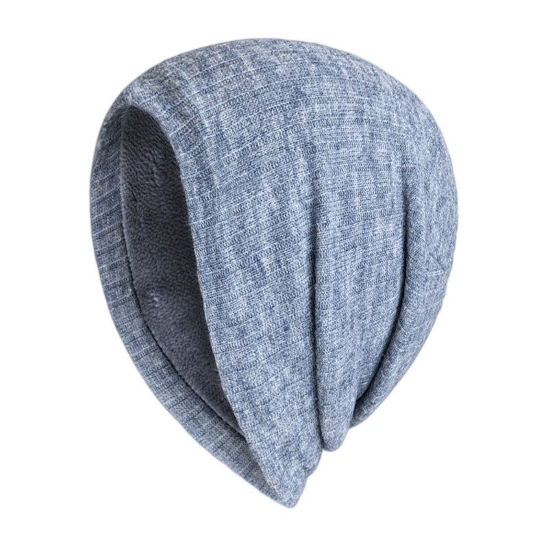 Christmas Fleece Knitted Hat Winter Warm Earmuff Head Hat