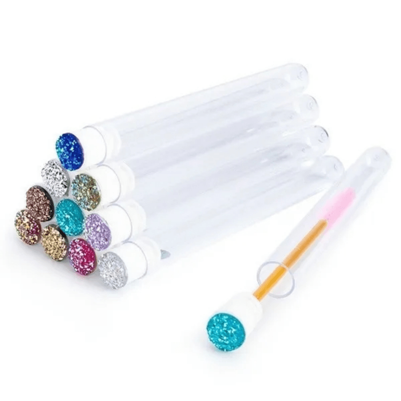 Crystal Eyebrow Brush For Eyelash Extension - 5PCS Set