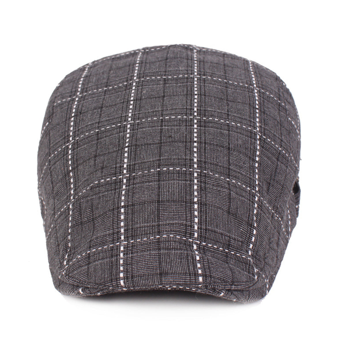 Plaid Newsboy Beret Hat Ivy Flat Cap